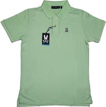 Outlet Camiseta Polo Psycho Bunny B6K136 Masculina - Patina Green