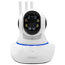 Camera IP Satellite A-CAM005 HD 2 MP/3 Antenas/Wi-Fi/Microsd - Branco