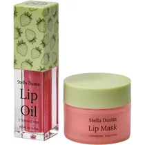 Kit Stella Dustin Lip Oil + Máscara Labial - Morango