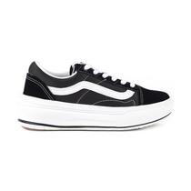 Tenis Vans Old Skool Overt CC Feminino Preto/Branco VN0A7Q5EBA2