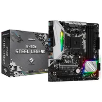 Placa Mãe Asrock B450M Steel Legend Socket AM4 / DDR4