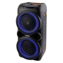 Caixa de Som Coby CY3360-8233 - USB/SD - Bluetooth - 40W RMS - com Microfone - 2X 8" - Preto