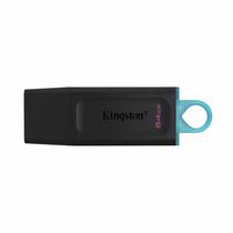 Pendrive Kingston DTX 64 GB - Preto/Azul