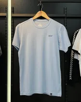 Remera NY Azul Aqua Mare Clara M-C