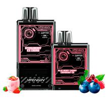 Vape Desechable Vapengin Jupiter Con 5% Nicotina - 10K Puffs Strawberry Ice Cream + 10K Blue Cranberry