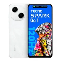 Celular Tecno Spark Go 1 KL4 DS 128+4GB Glittery White
