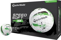 Bola de Golfe Taylormade Speed Soft Ink - Verde (12 Unidades)