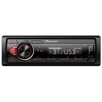 Toca Radio Pioneer MVH-S215BT 4 de 50 Watts com Bluetooth e USB - Preto