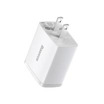 Carregador de Parede Baseus Compact Charger 17W / 3X USB-A / (CCCP17US) 100-240V ~ 50/60HZ - Branco