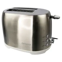 Torradeira Aiwa AW-TD1729A 800W/ 7TEMP/ 220V/ 50/ 60HZ - Prata (Caixa Feia)