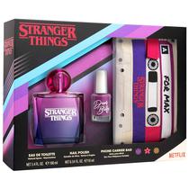 Kit Perfume Feminino Netflix Stranger Things Edt 100 ML + Esmalte + Bolsa