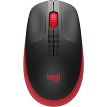 Mouse Sem Fio Logitech M190 - Preto/Vermelho