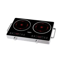 Cocina Eléctrica Infrarroja Nappo NEE-206 2 Hornallas 220V Negro