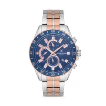 Relógio Analógico Masculino Daniel Klein Exclusive DK.1.12603-5 - Prata/Rosa Ouro