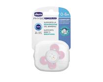 Chicco Nursery Chupete Confort Rosa SIL0-6M-1UN Detalles En El Producto 6M Rosa