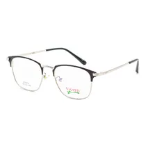 Armação para Óculos de Grau Visard PC8202 C4 Tam. 52-17-146MM - Preto/Prata