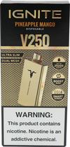 Vape Descartavel Ignite V250 Pineapple Mango 25000 Puffs Gold