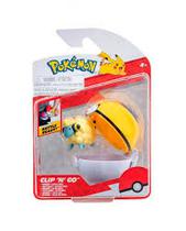 Jazwares Figura Pokemon Clip N' Go Mareep+Nivelball Plastico Multicolor