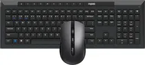 Teclado Sem Fio Rapoo 8210M - Black (Português)