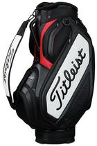 Bolsa de Golfe Titleist Mid Staff Bag - Preto/Branco/Vermelho