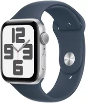 Apple Watch Se 2 (GPS) Caixa Alumínio Silver 44MM Pulseira Esportiva Storm Blue (s/M)
