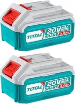 Bateria de Litio 20V 4.0AH - Total TOSLI240312 (2 Pieças)