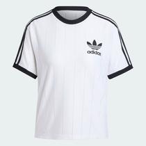 Adidas Remera Fem 3 Stripes Pinstripe JG1534 Blanco (T)s