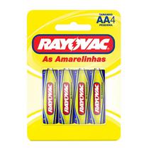 Pilha AA Rayovac Amarelinhas PACK-4 12PACKS