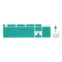 Kit 2IN1 FTXGK600 Mouse e Teclado Wireless Espanhol Green