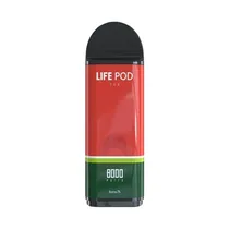 Vape Descartável Life Pod Eco Pro Cartridge 8000 Puffs - Watermelon Gummy