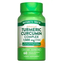Nature's Truth Turmeric Curcumin Complex 1500MG 60 Cápsulas