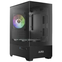 Gabinete Gamer Gamdias Aura GC9M Micro Tower / 3 Cooler / Argb - Preto