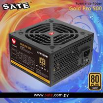 Fonte 500W Sate PRO500 80+Gold