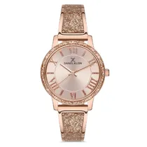 Relógio Analógico Feminino Daniel Klein DK.1.12726-4 Premium Ladies / Pulseira de Aço Inoxidável - Rose Gold