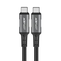 Cabo Acefast C1-09 USB-C Macho A USB-C Macho 1M - Preto / Cinza