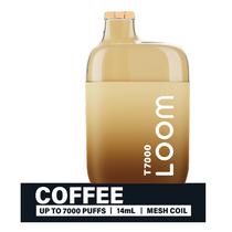 Vap Pod Descartavel Loom T7000 7000 Puffs - Coffee