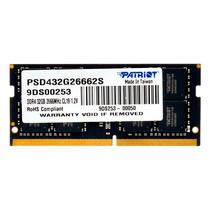 Memoria Patriot Signature 32GB DDR4 2666MT/s para Notebook - PSD432G26662S