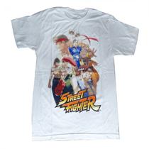 Camiseta BWD-829444 Street Fighter White **Small**