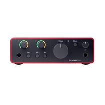 Interfaz de Audio Focusrite Scarlett Solo 4TH Gen Red