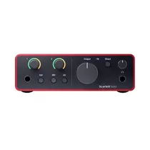 Interfaz de Audio Focusrite Scarlett Solo 4TH Gen Red