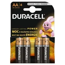 Pilha Duracell LR06/MN1500 AA 4 Unidades