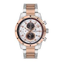 Relogio Analogico Masculino Daniel Klein DK.1.12741-2 Exclusive Gents / Pulseria de Aco Inoxidavel - Prata/Rose Gold