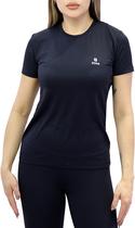 Camiseta Joog Weave Poliamida Preta Feminina