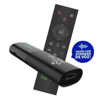 Receptor Interbras Xplus Stick V2 4K 1GB / 8GB Ram / Iptv Stick com Controle Voz