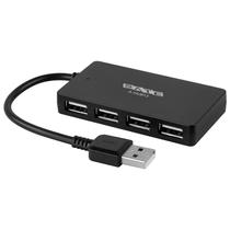 Hub Satellite A-HUB13 - 4 Portas - USB - 480MBPS - Preto