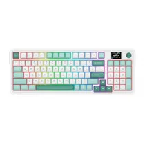 Teclado Redragon K719WG-RGB-Pro Galatin Pro White/Green