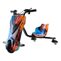 Moto Triciclo Eletrico Interbras Swift N14 / 6.5" / com Bluetooth / LED / 350W - Fogo Gelo