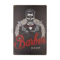 Placa Decorativa Vintage de Barberia 20CM X 30CM