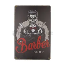 Placa Decorativa Vintage de Barberia 20CM X 30CM