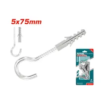 Kit de Tornillo de Gancho Con Tarugo Total WJSPK5012 6 Piezas